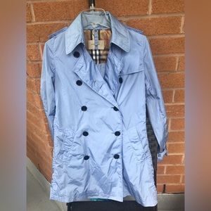 Burberry jacket, blue colour size 4 for sale